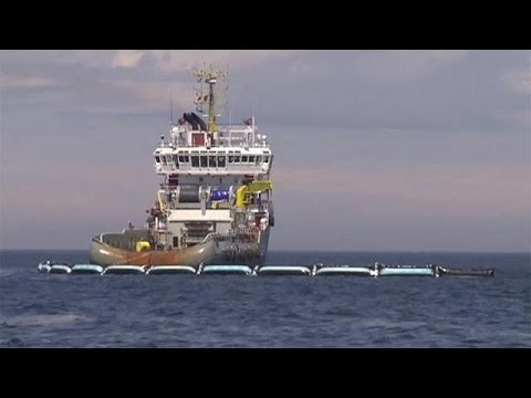 Riesenköcher für Plastikmüll in der Nordsee - science